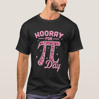 Hurra för Pi-dagen Matematiklärares Leopard Pi-dag T Shirt