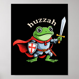 Hurra Grodförrädare Roligt Svärd Meme Citat Medelt Poster