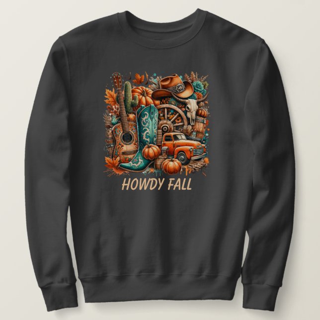 Hurra Höst Tröja Lång Ärmad Tröja (Design framsida)