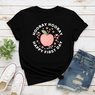 Hurra Hurra Glad Första Skoldagen Barn T Shirt