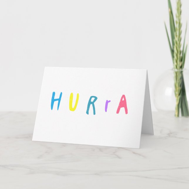 Hurra Kort (Framsida)
