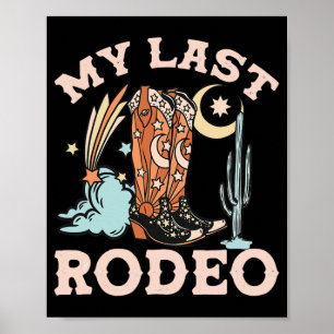Hurra, låt oss bli vilda Cowgirl Sist-minuten Brud Poster