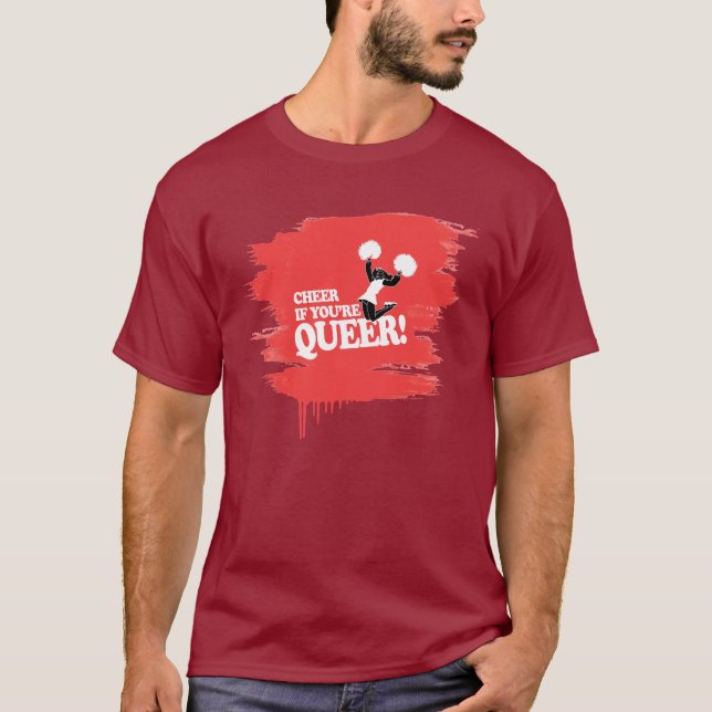 HURRA, OM DU är KONSTIG Tee (Framsida)
