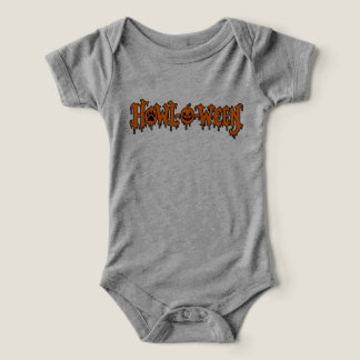 Hurragoween Halloween Söt Hundpaw Pumpa Baby T Shirt