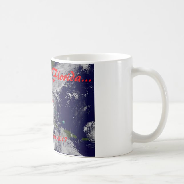 Hurrican Irma 2017 Kaffemugg (Höger)