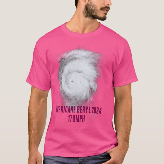 Hurricane Beryl Shirt T (Framsida)