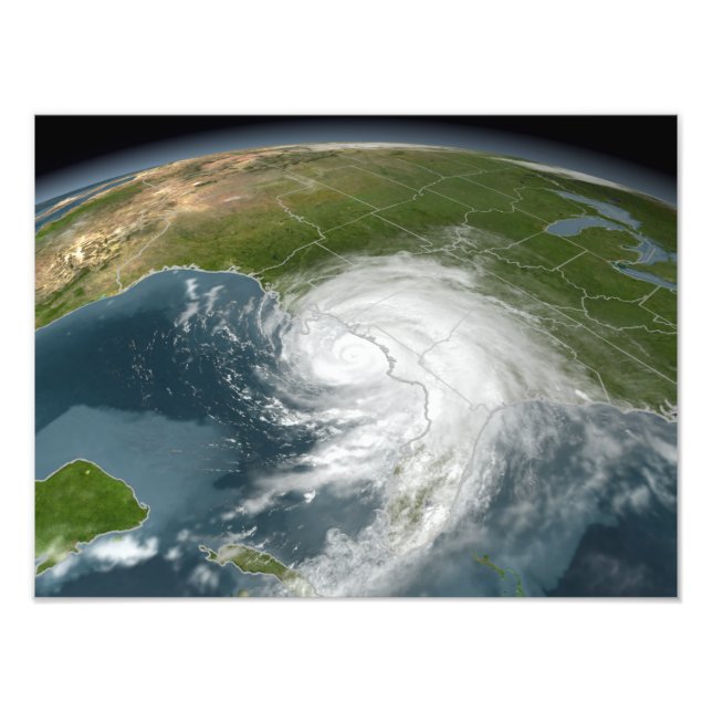 Hurricane Dennis Fototryck (Framsidan)