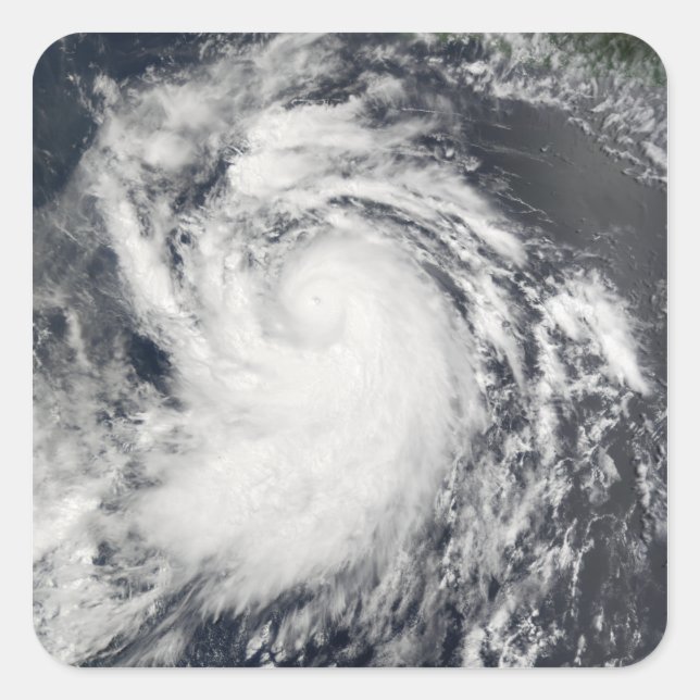 Hurricane Elida Fyrkantigt Klistermärke (Framsida)