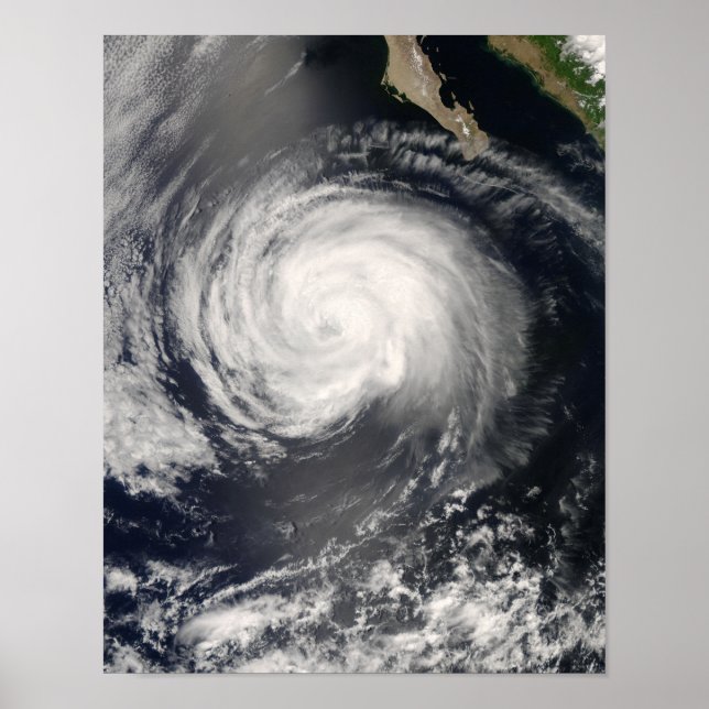 Hurricane Fausto Poster (Framsidan)