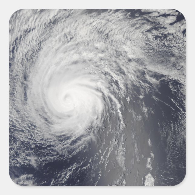 Hurricane Felicia Fyrkantigt Klistermärke (Framsida)