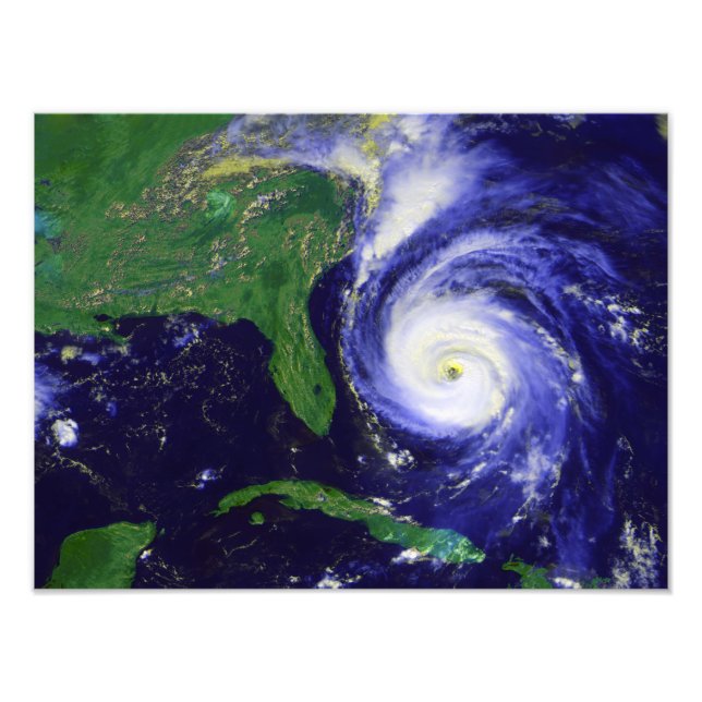Hurricane Fran Fototryck (Framsidan)