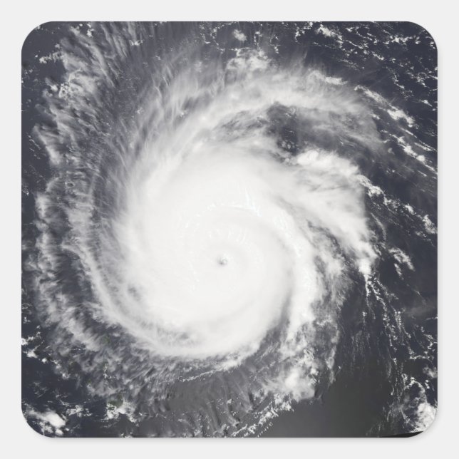 Hurricane Frances Fyrkantigt Klistermärke (Framsida)
