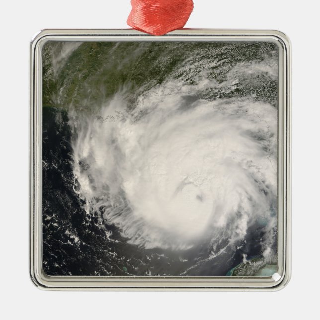 Hurricane Gustav Julgransprydnad Metall (Framsidan)