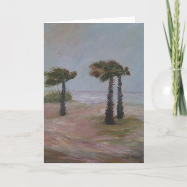 HURRICANE HANDFLATAN Greeting Card Kort (Framsida)