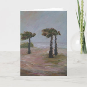 HURRICANE HANDFLATAN Greeting Card Kort