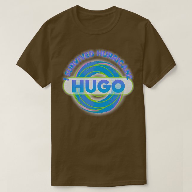 Hurricane Hugo T Shirt (Design framsida)