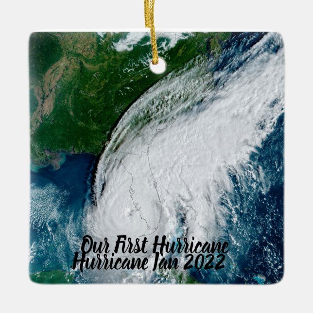Hurricane Ian | 28 september 2022 Ornament (Framsida)