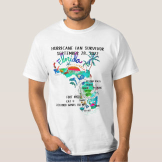 Hurricane Ian Survivor T Shirt