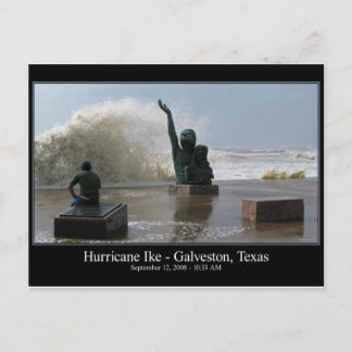 Hurricane Ike Postcard Vykort