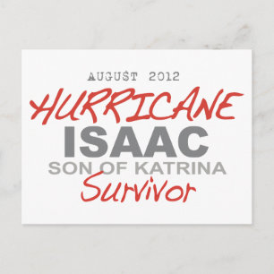 Hurricane Isaac Survivor Vykort