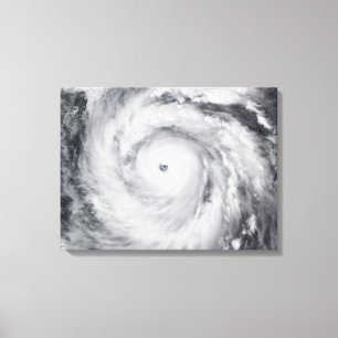 Hurricane Jangmi Canvastryck