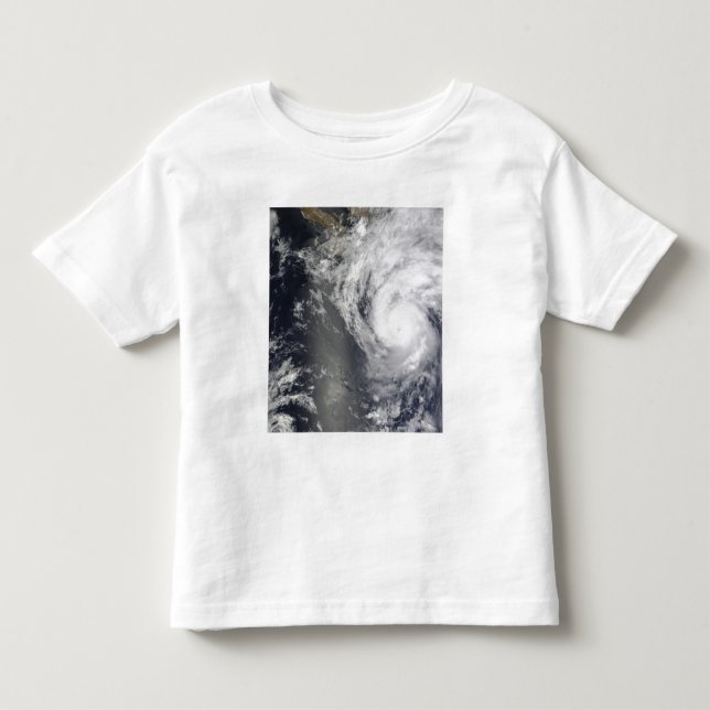 Hurricane Jimena over Baja California T Shirt (Framsida)