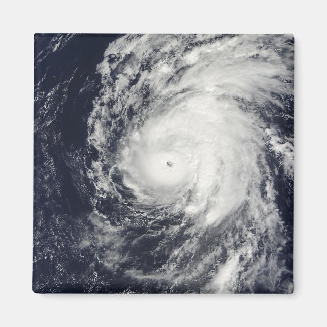 Hurricane Neki väster of Hawaii Magnet (Framsidan)