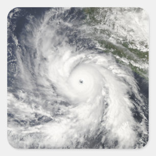Hurricane Rick Fyrkantigt Klistermärke