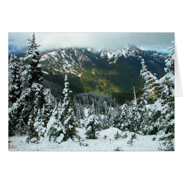 Hurricane Ridge Hälsningskort (Framsidan Horizontal)