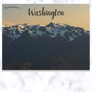 Hurricane Ridge Washington USA Vykort