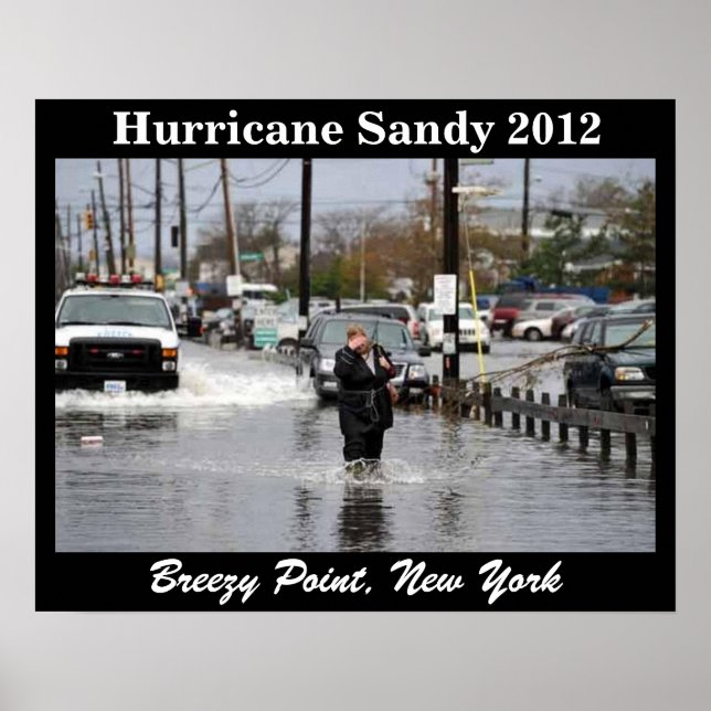 HURRICANE SANDY 2012 poster (Framsidan)