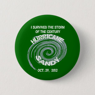 Hurricane Sandy Button Knapp
