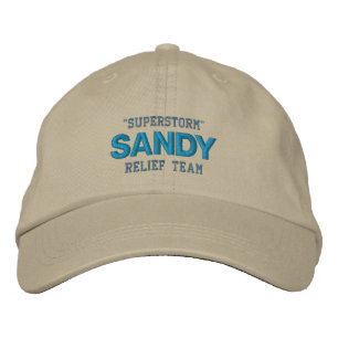 HURRICANE SANDY cap Broderad Keps