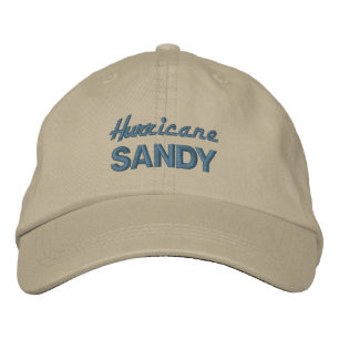HURRICANE SANDY cap Broderad Keps