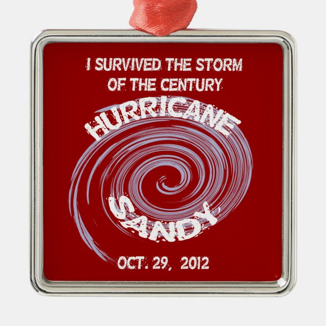 Hurricane Sandy Ornament (Framsidan)