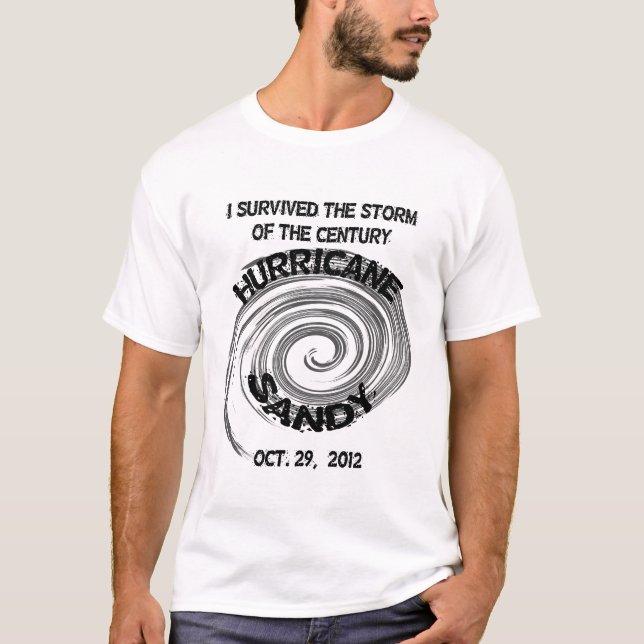 Hurricane Sandy T-shirt (Framsida)