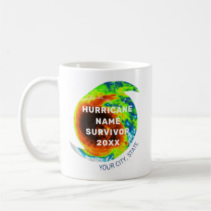 HURRICANE SURVIVOR-Personlig Kaffemugg