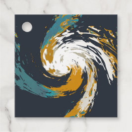 Hurricane Twirl Gåvor Etiketter