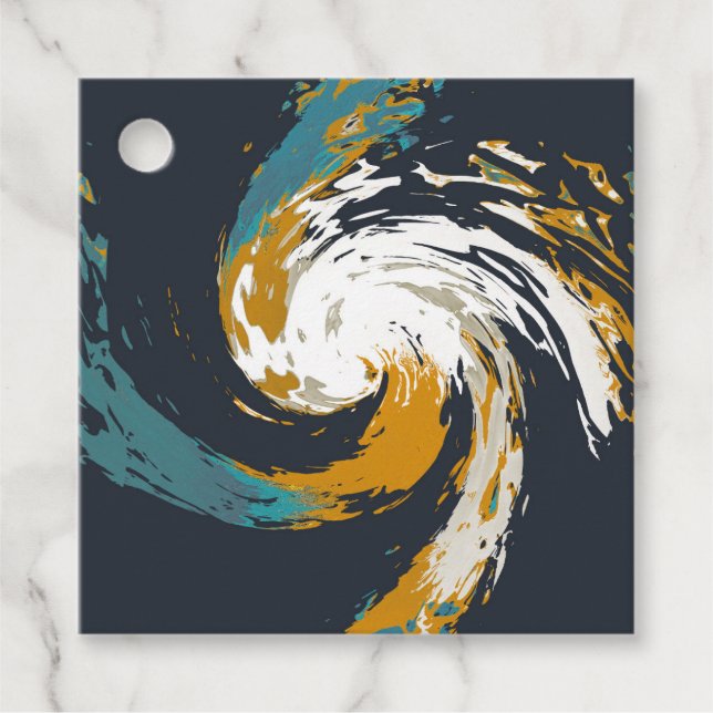 Hurricane Twirl Gåvor Etiketter (Framsida)