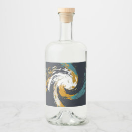 Hurricane Twirl Spritflaskor Etikett