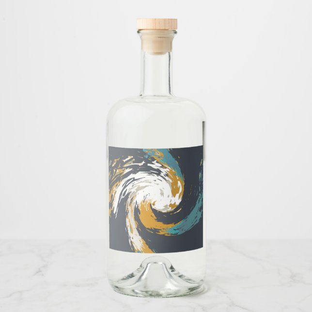 Hurricane Twirl Spritflaskor Etikett (Framsida)
