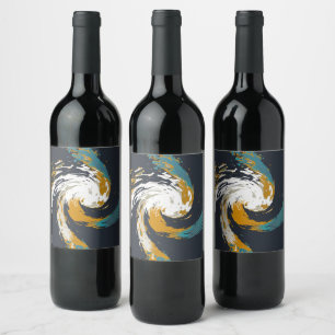 Hurricane Twirl Vinflaska Etikett