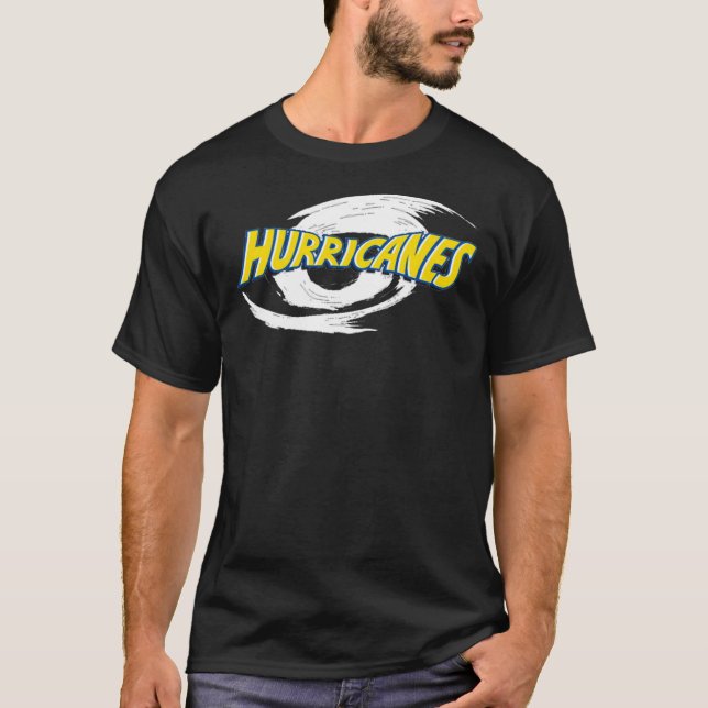 Hurricanes Toppen Rugby Classic T-Shirt Copy - Kop (Framsida)