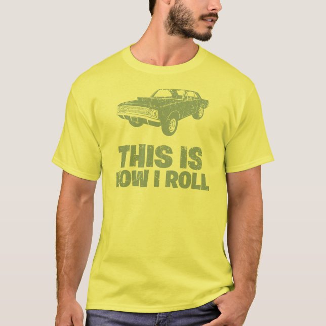Hurst Hemi för 1968 fint pil Tee Shirt (Framsida)