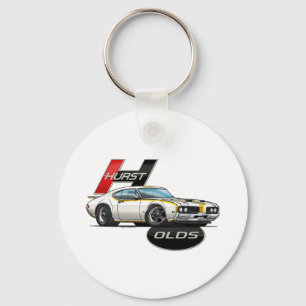 Hurst Olds Cutlass 1969 Nyckelring