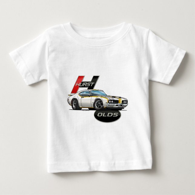 Hurst Olds Cutlass 1969 T Shirt (Framsida)