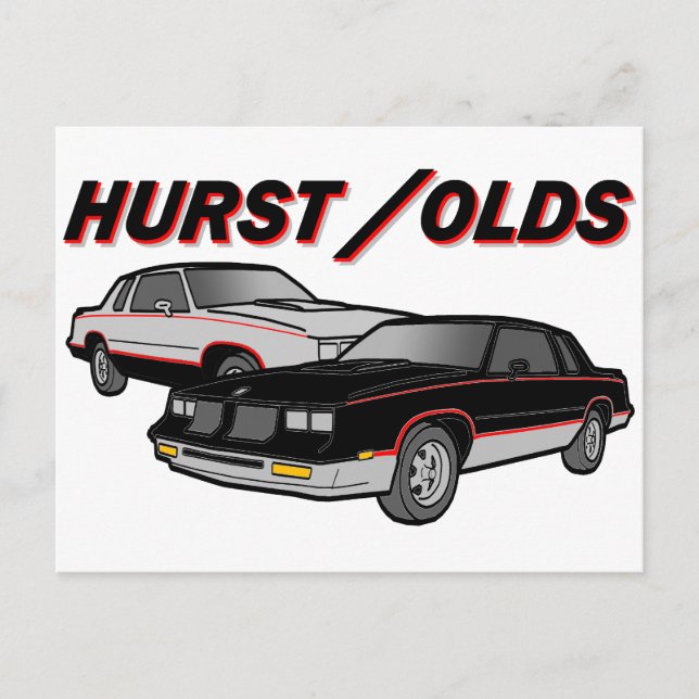 Hurst/Olds Vykort (Framsida)