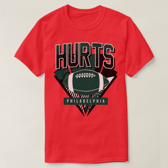 Hurst Philadelphia Fottball Retro T Shirt (Design framsida)