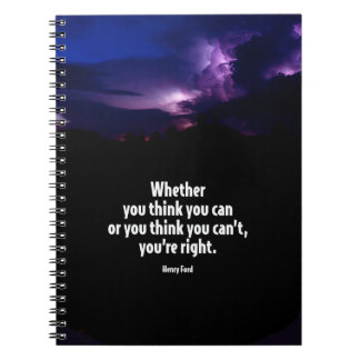 Huruvida kan du tänkan dig det Motivational Anteckningsbok Med Spiral