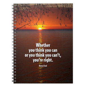 Huruvida kan du tänkan dig det Motivational Anteckningsbok Med Spiral